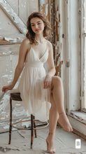 Load image into Gallery viewer, Tea Length White Dresses (Various Designs/Customisable)