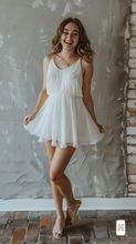 Load image into Gallery viewer, Tea Length White Dresses (Various Designs/Customisable)