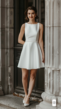 Load image into Gallery viewer, Tea Length White Dresses (Various Designs/Customisable)