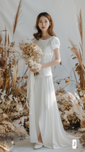 Load image into Gallery viewer, Tea Length White Dresses (Various Designs/Customisable)