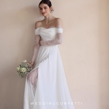 Load image into Gallery viewer, The Fabiana Wedding Bridal Off Shoulder Gown