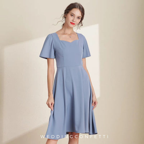 The Chantel Blue Short Dress