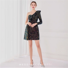 Load image into Gallery viewer, The Regene Sequined Toga Short Dress (Available in 6 Colours)