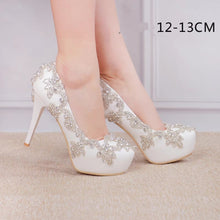 Load image into Gallery viewer, The Grecie Wedding Bridal Crystal Heels