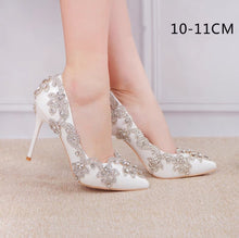 Load image into Gallery viewer, The Grecie Wedding Bridal Crystal Heels