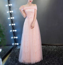 Load image into Gallery viewer, The Layla Long Off Shoulder Evening Gown - WeddingConfetti