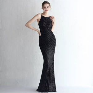 The Freyan Sleeveless Sequined Gown (Available in 6 colours)
