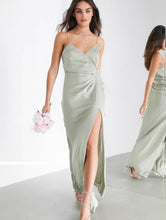 Load image into Gallery viewer, The Liana Bridesmaid Satin Series (Customisable)