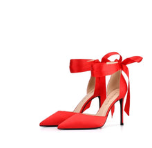 Load image into Gallery viewer, The Isabelle Champagne Lace Up Heels (Available in 3 Colours)