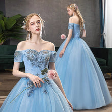Load image into Gallery viewer, The Melvy Red Off Shoulder Ball Gown (Available in 3 Colours)