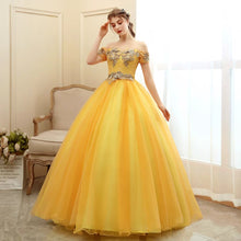Load image into Gallery viewer, The Melvy Red Off Shoulder Ball Gown (Available in 3 Colours)