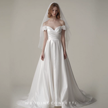 Load image into Gallery viewer, The Stellar Wedding Bridal Off Shoulder Gown