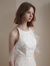 Load image into Gallery viewer, The Levelle Wedding Bridal Halter Floral Gown