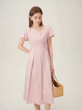 Load image into Gallery viewer, The Emmie Wedding Bridal Midi Dress (Available in 2 colours)