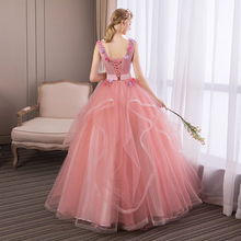 Load image into Gallery viewer, The Madelyn Pink Sleeveless Ball Gown
