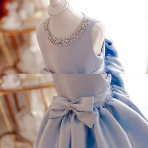 The Lara Blue Flower Girl Dress - WeddingConfetti