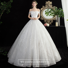 Load image into Gallery viewer, The Delaine Wedding Bridal Off Shoulder Gown