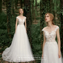 Load image into Gallery viewer, The Gretel Wedding Bridal Scoop Neck Gown