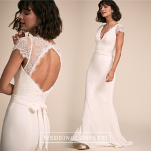 Load image into Gallery viewer, The Kansas Wedding Bridal Short Sleeve Gown