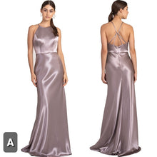 Load image into Gallery viewer, The Lorde Satin Bridesmaid Dress (4 Different Designs)