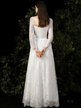 Load image into Gallery viewer, The Polliana Wedding Bridal Illusion Sleeves Gown