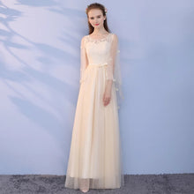 Load image into Gallery viewer, The Lorraine Grey / Champagne Bridesmaid Dress (Available in 2 colours) - WeddingConfetti