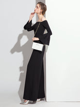 Load image into Gallery viewer, The Fessel White/Black Off Shoulder Jumpsuit