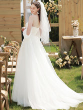 Load image into Gallery viewer, The Faire Wedding Bridal Strapless Tube Gown