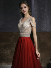 Load image into Gallery viewer, The Shelby Red Off Shoulder Gown (Available in 2 colours)