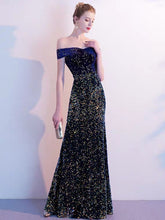 Load image into Gallery viewer, The Etsy Off Shoulder Glitter Gown - WeddingConfetti