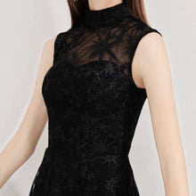 Load image into Gallery viewer, The Lorelie High Collar Lace Sleeveless Dress (Available in 2 colours) - WeddingConfetti