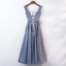 Load image into Gallery viewer, The Cailey Iridescent Sleeveless Gown - WeddingConfetti