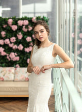 Load image into Gallery viewer, The Kordele Wedding Bridal Sleeveless Lace Dress