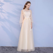 Load image into Gallery viewer, The Lorraine Grey / Champagne Bridesmaid Dress (Available in 2 colours) - WeddingConfetti
