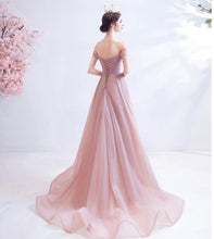 Load image into Gallery viewer, The Kaylee Off Shoulder Gown (Available in 2 colours)