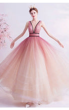 Load image into Gallery viewer, The Kenzia Pink Sleeveless Ombre Gown