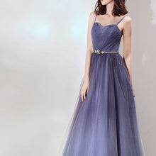 Load image into Gallery viewer, The Cassie Blue Ombre Sleeveless Gown