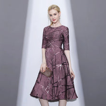 Load image into Gallery viewer, The Pennylia Short Sleeves White/Red/Purple Dress (Available in 3 colours) - WeddingConfetti