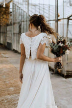 Load image into Gallery viewer, The Haisley Wedding Bridal Separates Cropped Top & Skirt (Customisable)