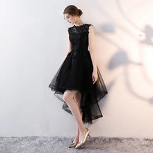 Load image into Gallery viewer, The Louise Sleeveless Black Gown - WeddingConfetti