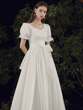 Load image into Gallery viewer, The Penelope Wedding Bridal Short Sleeve Dress