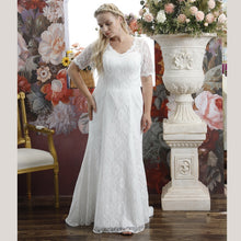 Load image into Gallery viewer, The Lilette Wedding Bridal Lace Sleeves Gown
