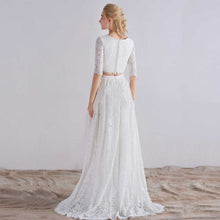 Load image into Gallery viewer, The Serena Wedding Bridal Separates Cropped Top and Skirt
