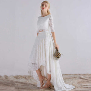 The Serena Wedding Bridal Separates Cropped Top and Skirt