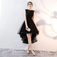Load image into Gallery viewer, The Louise Sleeveless Black Gown - WeddingConfetti