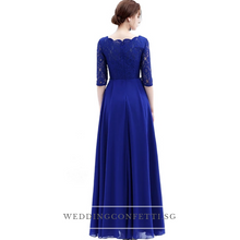 Load image into Gallery viewer, The Sophella Royal Blue / Bright Red / Wine Red / Black Dress - WeddingConfetti
