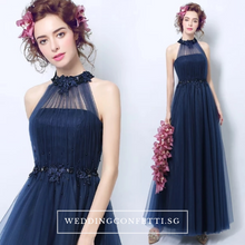 Load image into Gallery viewer, The Valerie Halter Tulle Gown (Available in 10 colours) - WeddingConfetti