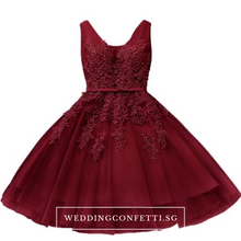 Load image into Gallery viewer, The Talitha Grey/Pink/Red/Blue Lace Sleeveless Dress - WeddingConfetti
