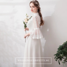 Load image into Gallery viewer, The Priscela Long Sleeves Gown - WeddingConfetti