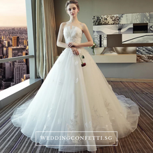 Load image into Gallery viewer, The Henreitta Wedding Bridal Tube White Gown - WeddingConfetti